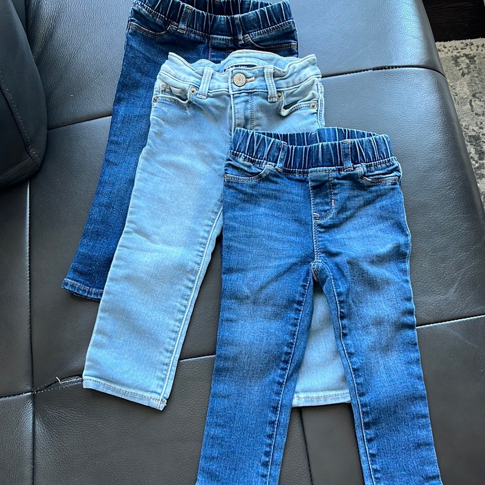 GAP toddler jeggings- bundle of 3